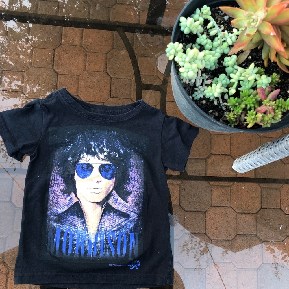 Radio Days Morrison black graphic tee size 2T